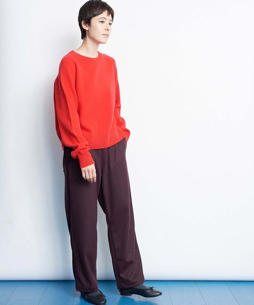 LA MARINE FRANCAISE（マリン フランセーズ）の「起毛ニットプルオーバー（ニット/セーター・レディース・ネイビー/グレー/レッド/イエロー・F）」の8枚目の写真