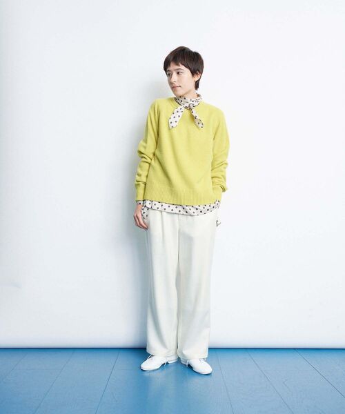 LA MARINE FRANCAISE（マリン フランセーズ）の「起毛ニットプルオーバー（ニット/セーター・レディース・ネイビー/グレー/レッド/イエロー・F）」の12枚目の写真