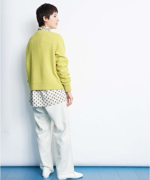 LA MARINE FRANCAISE（マリン フランセーズ）の「起毛ニットプルオーバー（ニット/セーター・レディース・ネイビー/グレー/レッド/イエロー・F）」の13枚目の写真