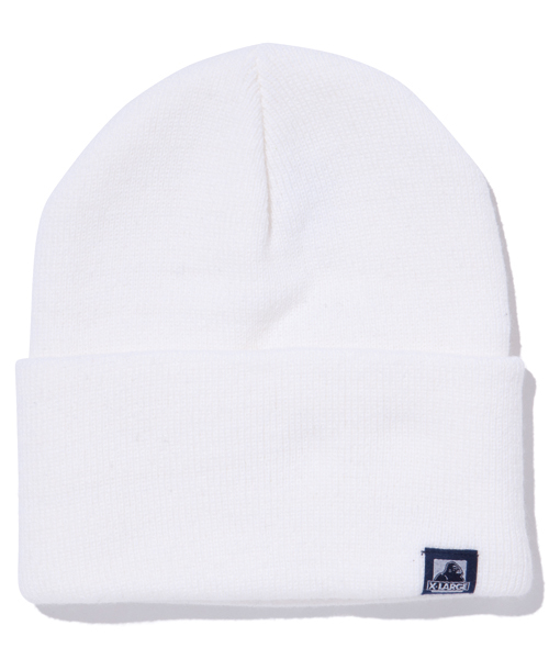 XLARGE（エクストララージ）の「OG CUFF BEANIE（ハット・メンズ・ホワイト/ブラック/アッシュ/バーガンディー/ブルー/ネイビー・ONE SIZE）」の2枚目の写真
