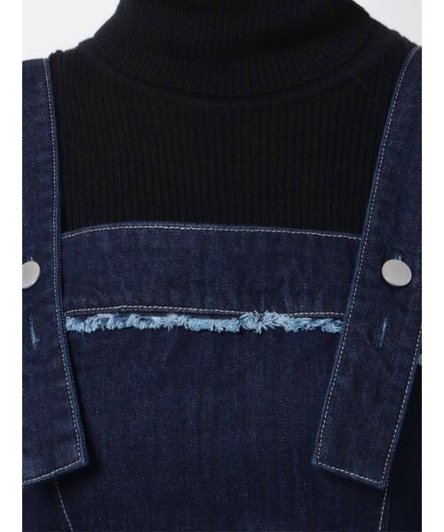 EMODA（エモダ）の「コンパクトデニムビスチェ（ベスト・レディース・ベージュ/インディゴブルー/ブルー・SMALL/MEDIUM）」の12枚目の写真