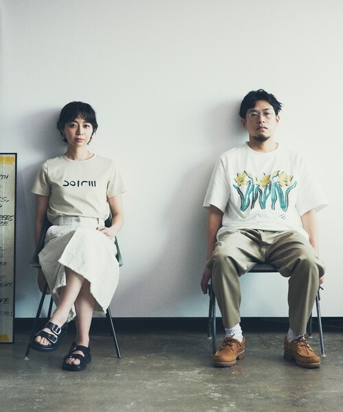 JOSEPH STUDIO(ジョゼフストゥディオ)の「LEE TEE DAFFODILS(Tシャツ/カットソー・レディース・ベージュ系/ホワイト系・LARGE/MEDIUM/SMALL/LL)」の12枚目の写真