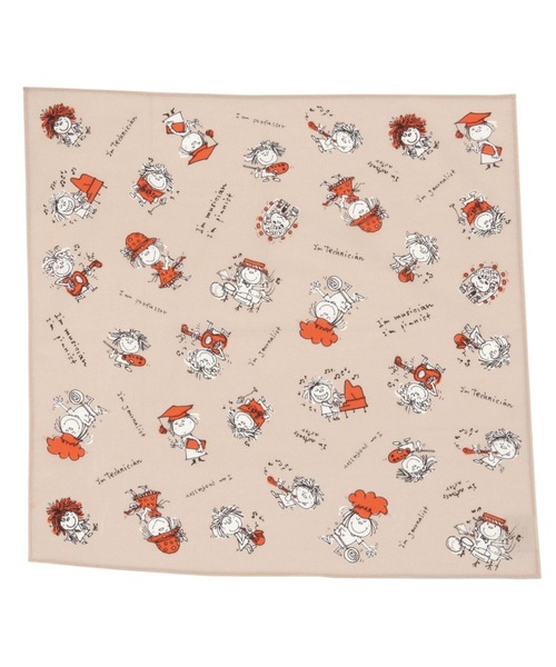 niko and...（ニコアンド）の「【水森亜土】コラボ ランチクロス（ランチョンマット/テーブルウェア・レディース・ベージュ/ブルー・0）」の4枚目の写真