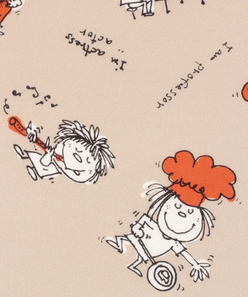 niko and...（ニコアンド）の「【水森亜土】コラボ ランチクロス（ランチョンマット/テーブルウェア・レディース・ベージュ/ブルー・0）」の10枚目の写真