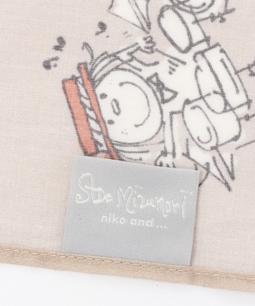 niko and...（ニコアンド）の「【水森亜土】コラボ ランチクロス（ランチョンマット/テーブルウェア・レディース・ベージュ/ブルー・0）」の16枚目の写真