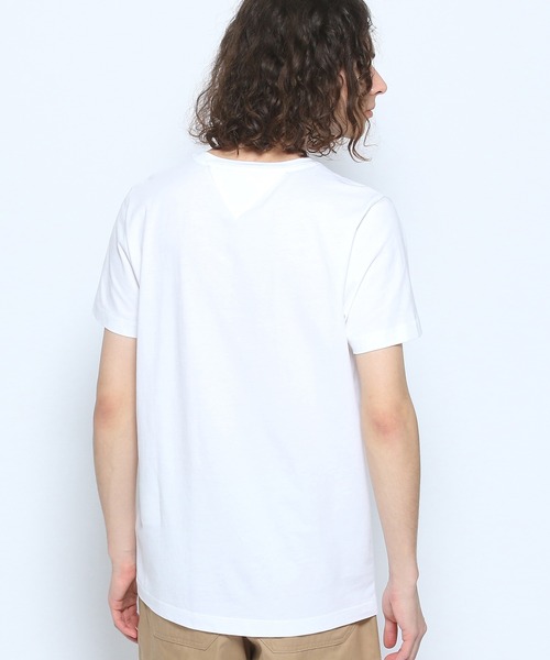 TOMMY HILFIGER（トミーヒルフィガー）の「フロントロゴTシャツ（Tシャツ/カットソー・メンズ・ホワイト/ネイビー/レッド・LARGE/SMALL/X-LARGE/MEDIUM/XX-LARGE）」の4枚目の写真