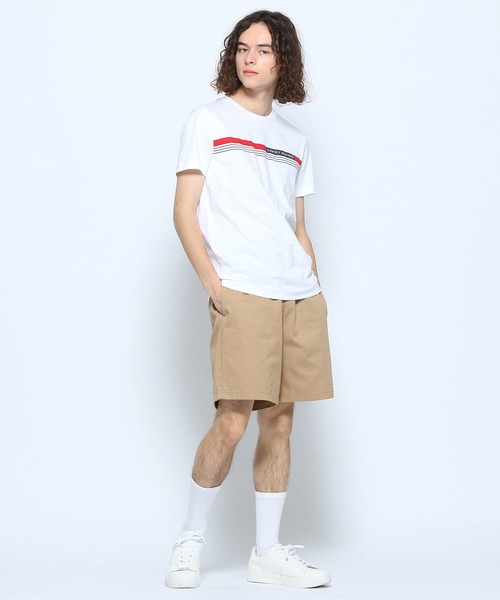 TOMMY HILFIGER（トミーヒルフィガー）の「フロントロゴTシャツ（Tシャツ/カットソー・メンズ・ホワイト/ネイビー/レッド・LARGE/SMALL/X-LARGE/MEDIUM/XX-LARGE）」の6枚目の写真