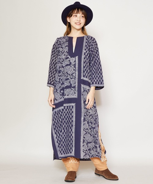 チャイハネ（チャイハネ）の「【チャイハネ】ブロックプリント