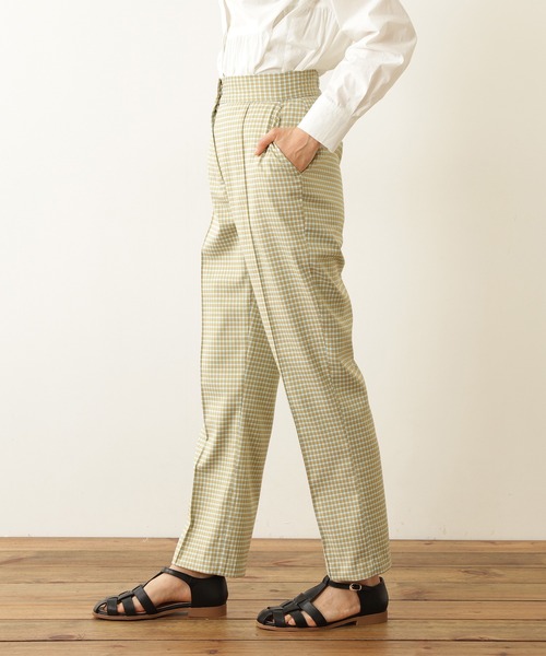 N.（N. Natural Beauty Basic）（エヌエヌナチュラルビューティーベーシック）の「◆ギンガムチェックパンツ（その他パンツ・レディース・ブルー/ライラック・MEDIUM）」の14枚目の写真