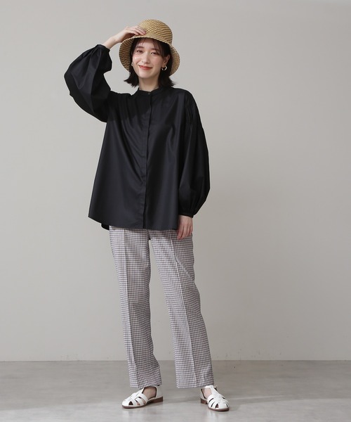 N.（N. Natural Beauty Basic）（エヌエヌナチュラルビューティーベーシック）の「◆ギンガムチェックパンツ（その他パンツ・レディース・ブルー/ライラック・MEDIUM）」の13枚目の写真