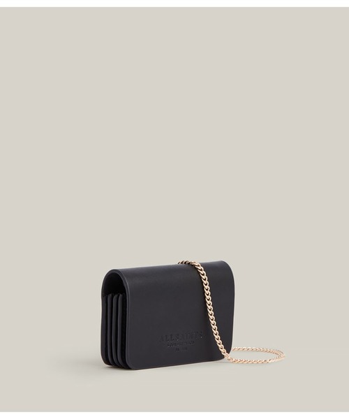 ALLSAINTS（オールセインツ）の「HONORE LEATHER CARDHOLDER | HONORE レザー カードホルダー（カードケース・レディース・ブラック・ONE SIZE）」の6枚目の写真