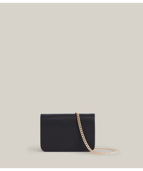 ALLSAINTS（オールセインツ）の「HONORE LEATHER CARDHOLDER | HONORE レザー カードホルダー（カードケース・レディース・ブラック・ONE SIZE）」の2枚目の写真