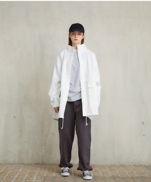 flaner（フラネ）の「Loose sleeve snow parker/ルーズスリーブスノーパーカー（マウンテンパーカー・レディース・ホワイト・FREE）」の15枚目の写真