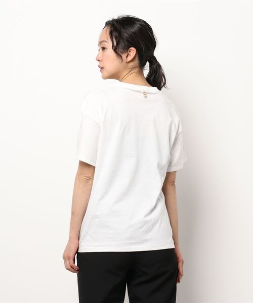 MASTER&Co（マスターアンドコー）の「MASTER&Co./マスターアンドコー ロゴTシャツ（Tシャツ/カットソー・レディース・ネイビー/レッド/グリーン・FREE）」の4枚目の写真