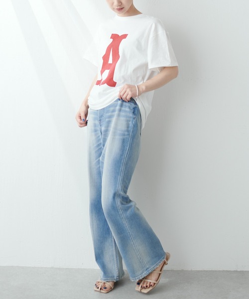 MASTER&Co（マスターアンドコー）の「MASTER&Co./マスターアンドコー ロゴTシャツ（Tシャツ/カットソー・レディース・ネイビー/レッド/グリーン・FREE）」の9枚目の写真