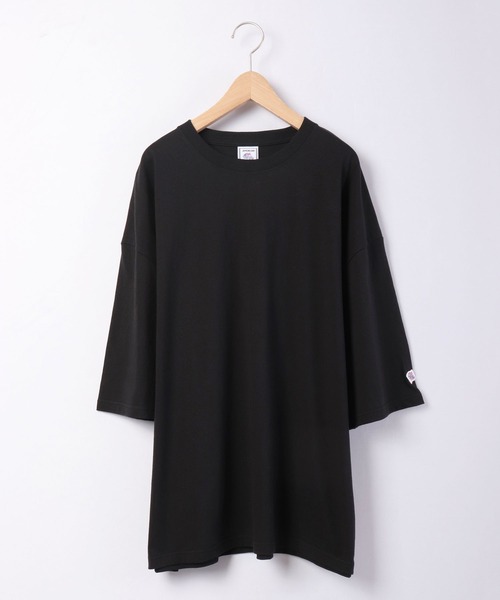 JEMORGAN(ジェーイーモーガン)の「JEMORGAN 天竺袖ワッペン付き半袖ビッグT(Tシャツ/カットソー・メンズ・ベージュ/ピンク/ネイビー/オフホワイト/ライトグレー/グリーン/ブラック/シルバーグレー/サーモンピンク/ベージュ系その他/カーキ・L/M/XL)」の15枚目の写真