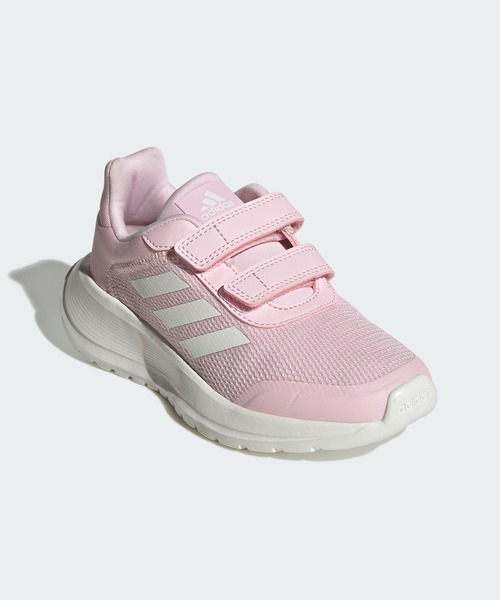 adidas（アディダス）の「Tensaur ラン / Tensaur Run / ランニングシューズ / アディダス adidas（スニーカー・キッズ・ブルー/ブラック/グレー/ホワイト/レッド/グレー×ピンク/グレー系その他/ピンク・24.5cm/23.5cm/21.0cm/22.5cm/23.0cm/19.0cm/22.0cm/25.0cm/24.0cm/18cm/20.0cm/17.0cm/20.5cm/17.5cm/19.5cm/21.5cm）」の7枚目の写真