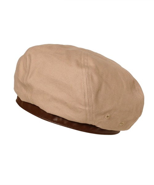 14+（イチヨンプラス）の「キャンパスエスカルゴベレー帽（ハンチング/ベレー帽・レディース・ブラック/カーキ/ベージュ・FREE）」の5枚目の写真