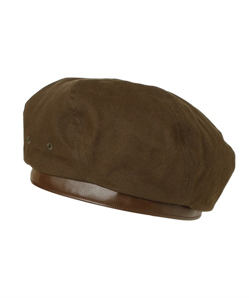 14+（イチヨンプラス）の「キャンパスエスカルゴベレー帽（ハンチング/ベレー帽・レディース・ブラック/カーキ/ベージュ・FREE）」の6枚目の写真