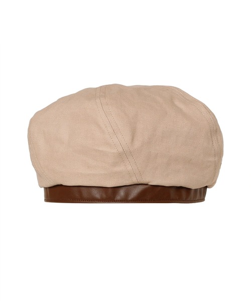 14+（イチヨンプラス）の「キャンパスエスカルゴベレー帽（ハンチング/ベレー帽・レディース・ブラック/カーキ/ベージュ・FREE）」の7枚目の写真