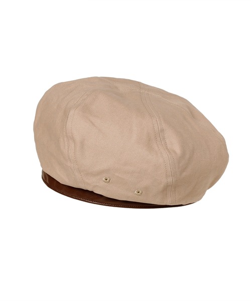 14+（イチヨンプラス）の「キャンパスエスカルゴベレー帽（ハンチング/ベレー帽・レディース・ブラック/カーキ/ベージュ・FREE）」の8枚目の写真