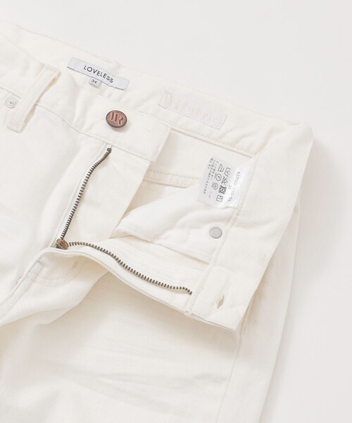 LOVELESS（ラブレス）の「Wheir ホワイト ワイドデニム（その他パンツ・レディース・オフホワイト・34/36）」の7枚目の写真