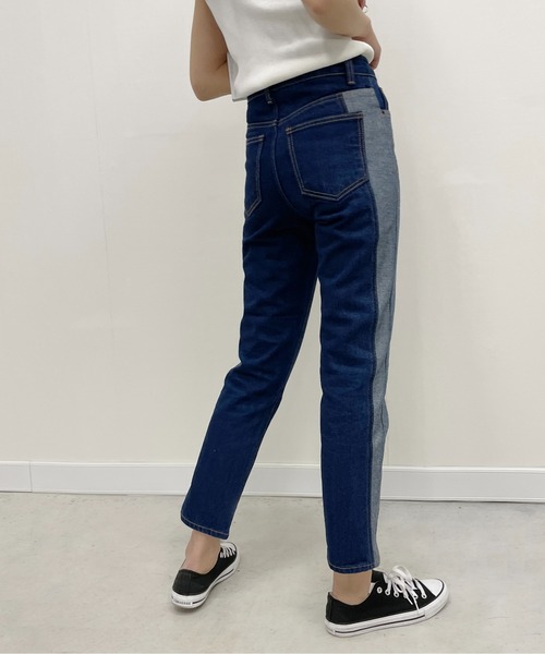 StyleSea(スタイルシー)の「サイドエクスチェンジデニム(デニムパンツ・レディース・ブルー・24inch/25inch/23inch)」の7枚目の写真