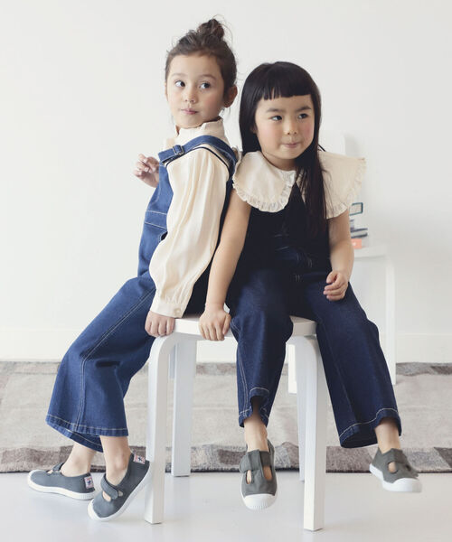 B:MING by BEAMS（ビーミングバイビームス）の「B:MING by BEAMS / 布帛衿 ノースリーブ プルオーバー カットソー（80~140cm）<br>（Tシャツ/カットソー・キッズ・ブラック/グリーン系その他/ホワイト系その他5・90/100/110/120/80/130/140）」の20枚目の写真