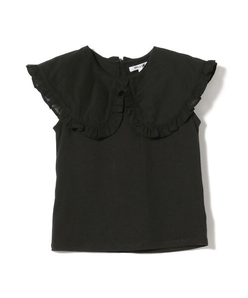 B:MING by BEAMS（ビーミングバイビームス）の「B:MING by BEAMS / 布帛衿 ノースリーブ プルオーバー カットソー（80~140cm）<br>（Tシャツ/カットソー・キッズ・ブラック/グリーン系その他/ホワイト系その他5・90/100/110/120/80/130/140）」の18枚目の写真