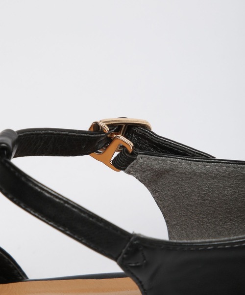 GLOBAL WORK（グローバルワーク）の「らくっショングルカサンダル/264105（サンダル・レディース・ブラック/オフホワイト・MEDIUM/LARGE）」の11枚目の写真