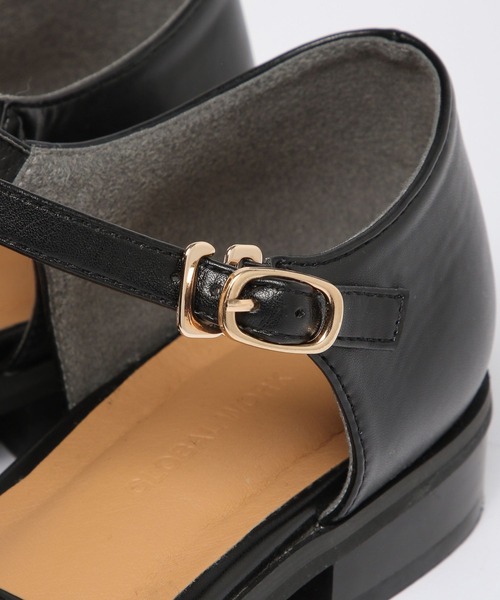 GLOBAL WORK（グローバルワーク）の「らくっショングルカサンダル/264105（サンダル・レディース・ブラック/オフホワイト・MEDIUM/LARGE）」の14枚目の写真