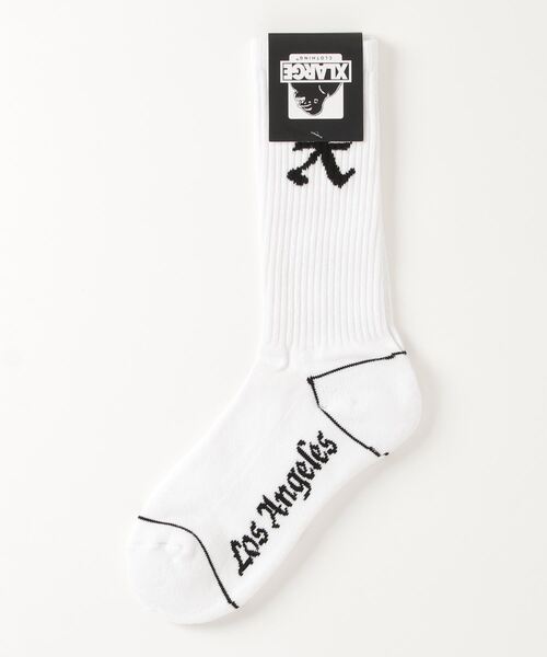 XLARGE（エクストララージ）の「X LOGO SOCKS/　靴下　ソックス（ソックス/靴下・メンズ・ホワイト/ブラック/グリーン・ONE SIZE）」の16枚目の写真
