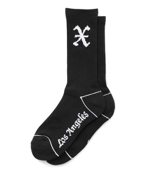 XLARGE（エクストララージ）の「X LOGO SOCKS/　靴下　ソックス（ソックス/靴下・メンズ・ホワイト/ブラック/グリーン・ONE SIZE）」の8枚目の写真