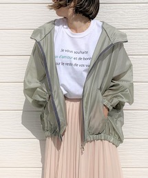 Q | シアーフーディーブルゾン(マウンテンパーカー)