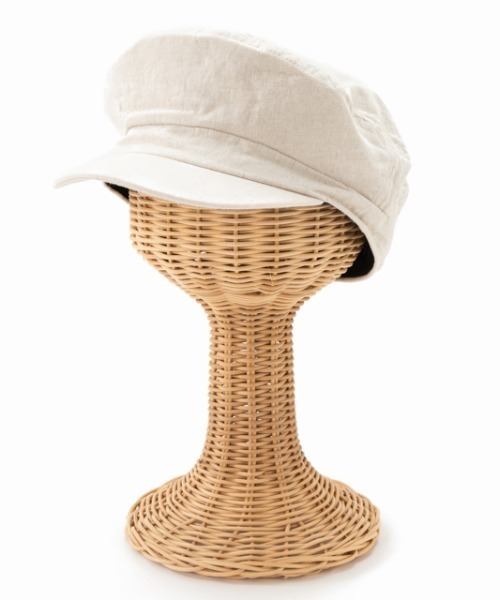 CONTROL FREAK / CTFK(コントロールフリーク)の「CONTROL FREAK(コントロールフリーク)綿麻マリンキャスケット(キャスケット・レディース・アイボリー/ブラック/カーキ・FREE)」の2枚目の写真