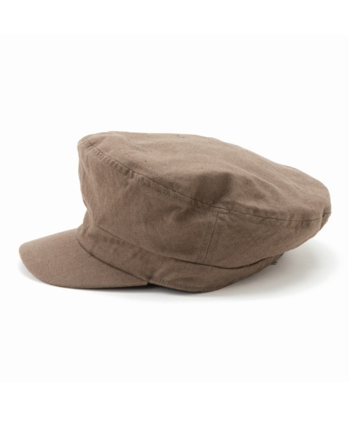 CONTROL FREAK / CTFK(コントロールフリーク)の「CONTROL FREAK(コントロールフリーク)綿麻マリンキャスケット(キャスケット・レディース・アイボリー/ブラック/カーキ・FREE)」の4枚目の写真