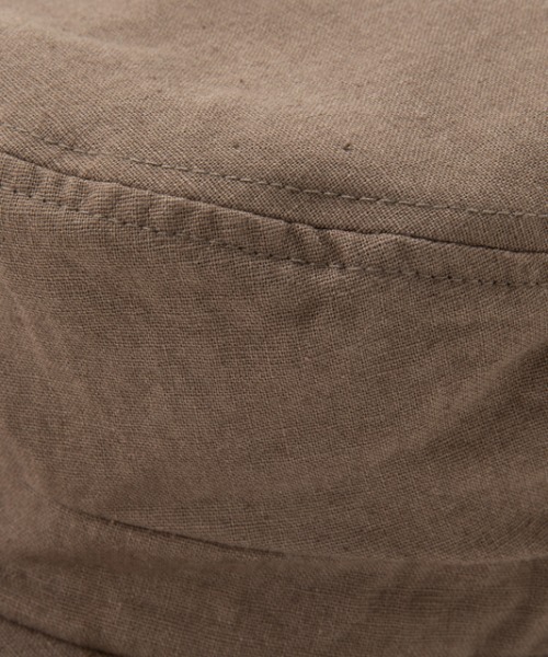 CONTROL FREAK / CTFK(コントロールフリーク)の「CONTROL FREAK(コントロールフリーク)綿麻マリンキャスケット(キャスケット・レディース・アイボリー/ブラック/カーキ・FREE)」の5枚目の写真