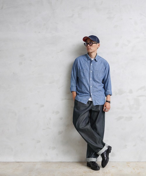 WAIPER.inc（ワイパーインク）の「ALMW by WAIPER アーミー バイ ワイパー FRENCH ARMY M-52 セルビッチデニムパンツ（デニムパンツ・メンズ・ノンウォッシュ・S/M/L/XL）」の11枚目の写真