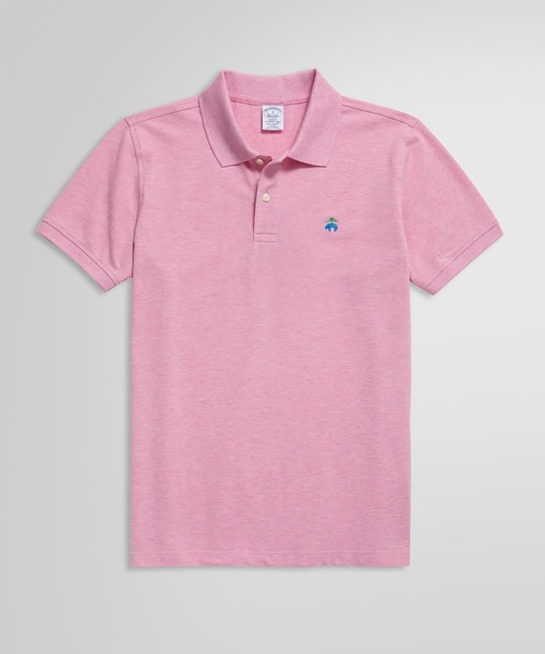 BROOKS BROTHERS(ブルックスブラザーズ)の「GF スーピマコットン ストレッチピケ ポロシャツ(ポロシャツ・メンズ・ライトブルー/ネイビー/ピンク/イエロー・SMALL/MEDIUM/LARGE/X-SMALL/XL)」の4枚目の写真