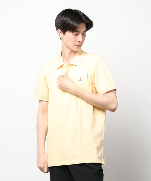 BROOKS BROTHERS(ブルックスブラザーズ)の「GF スーピマコットン ストレッチピケ ポロシャツ(ポロシャツ・メンズ・ライトブルー/ネイビー/ピンク/イエロー・SMALL/MEDIUM/LARGE/X-SMALL/XL)」の13枚目の写真
