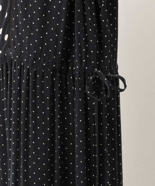 BEARDSLEY(ビアズリー)の「ドットコンビワンピース(ワンピース・レディース・ブラック・FREE)」の16枚目の写真