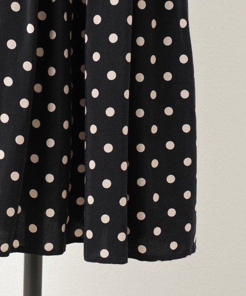 BEARDSLEY(ビアズリー)の「ドットコンビワンピース(ワンピース・レディース・ブラック・FREE)」の17枚目の写真