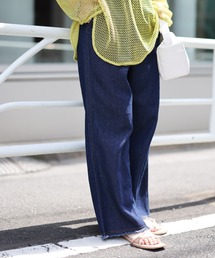 CIAOPANIC TYPY | 【TYPYDENIM】裾フリンジイージーパンツ(デニムパンツ)