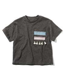 THE SHOP TK  | 【110-140】タッセルポケットTシャツ(Tシャツ/カットソー)