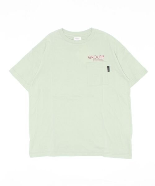 GROOVY COLORS（グルービーカラーズ）の「天竺 TOO BIG Tシャツ（Tシャツ/カットソー・キッズ・チャコールグレー/グリーン・140/130）」の4枚目の写真