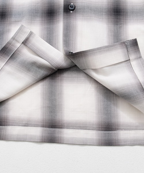 新品SeaRoomlynn ルーズシルエットCHECKシャツ グレーM SILVER BULLET（シルバーバレット）の「『CavariA/キャバリア』ルーズ