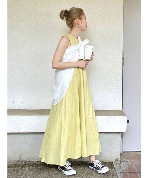 Ungrid（アングリッド）の「シアールーズシャツ（シャツ/ブラウス・レディース・ピンク/オフホワイト/ブラウン/グリーン・FREE）」の10枚目の写真