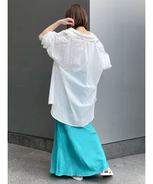 Ungrid（アングリッド）の「シアールーズシャツ（シャツ/ブラウス・レディース・ピンク/オフホワイト/ブラウン/グリーン・FREE）」の15枚目の写真