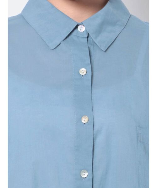 Ungrid（アングリッド）の「シアールーズシャツ（シャツ/ブラウス・レディース・ピンク/オフホワイト/ブラウン/グリーン・FREE）」の22枚目の写真