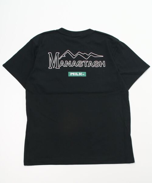 MILKFED.（ミルクフェド）の「MILKFED. × MANASTASH /ミルクフェド×マナスタッシュ　MOUNTAIN LOGO T-SHIRT マウンテンロゴTシャツ（Tシャツ/カットソー・レディース・ホワイト/ブラック・MEDIUM/X-LARGE/LARGE）」の19枚目の写真